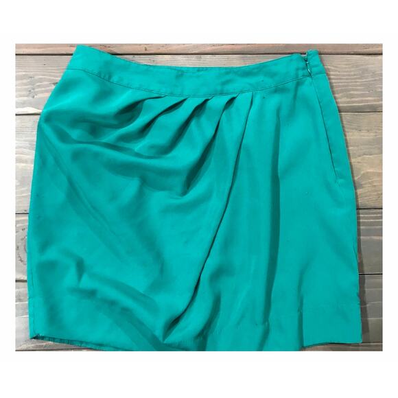 Women's Silence + Noise teal skirt super soft mini size 6 - Picture 1 of 4